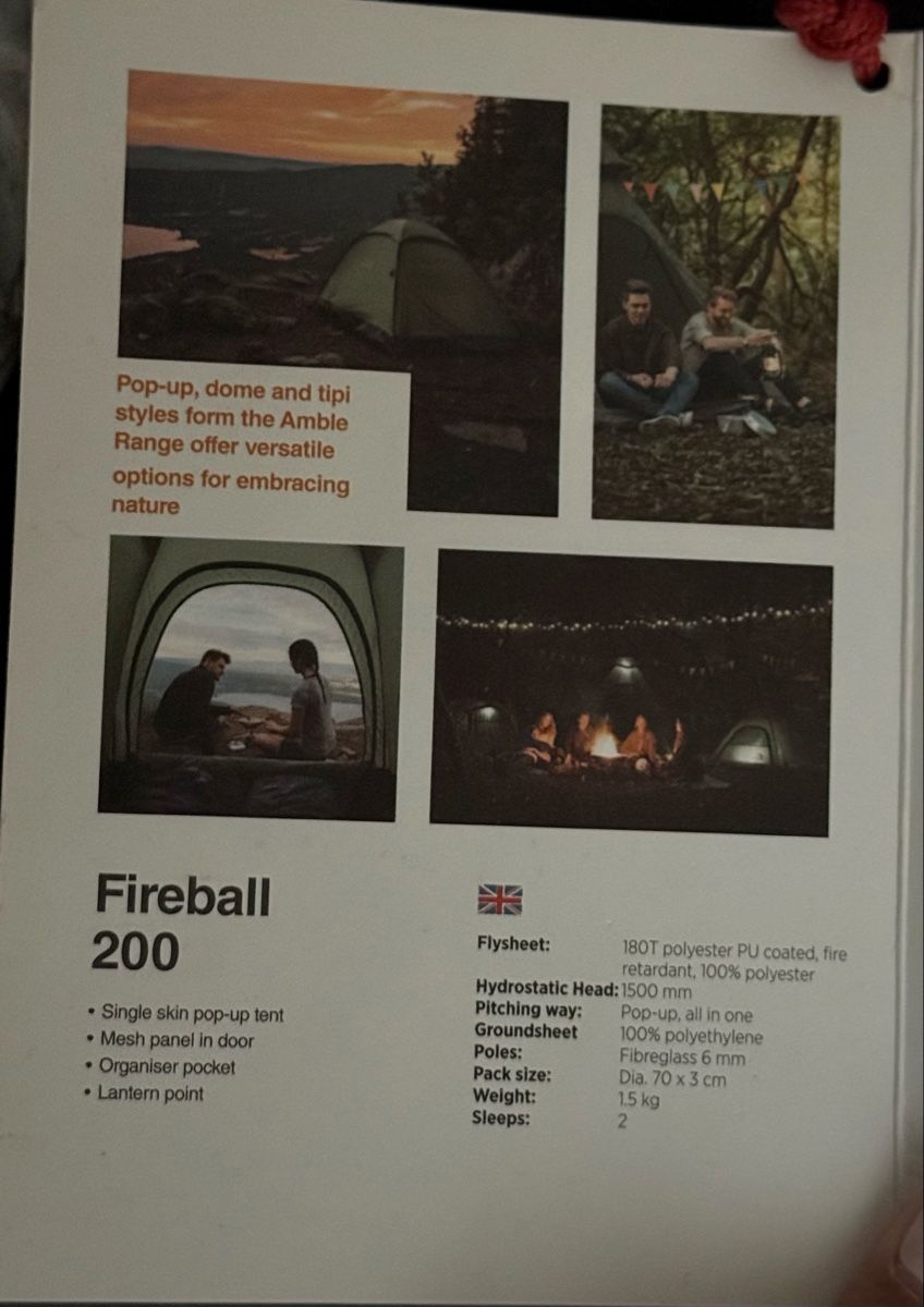 Tende : Easy Camp Wurfzelt Fireball 200 – Usato da Dübendorf venduto da ser_twb8 2
