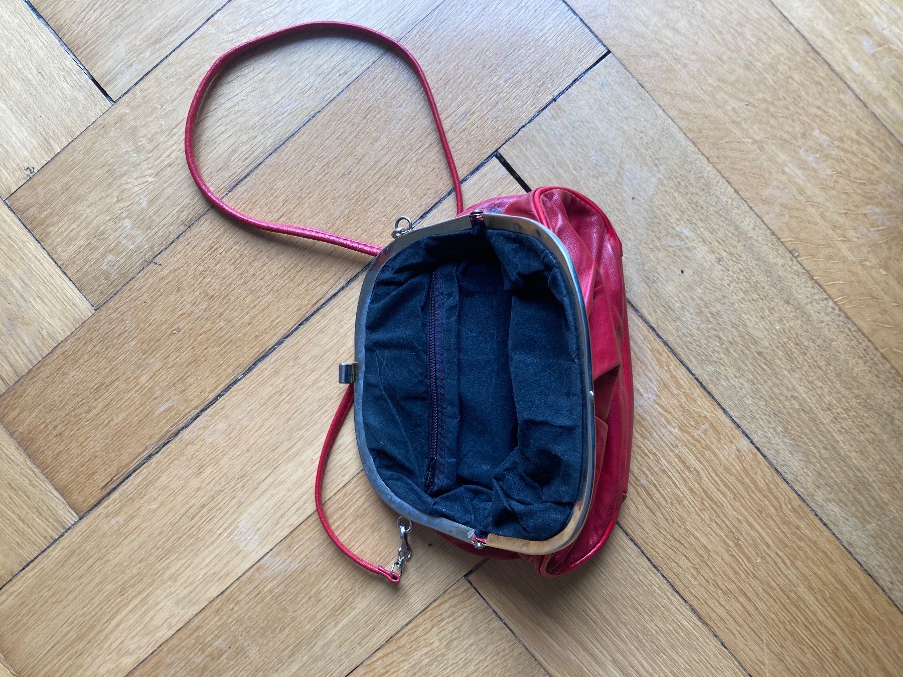 Borse da donna: Rote Lederhandtasche – Usato da Zürich venduto da MirjamPepita99 2
