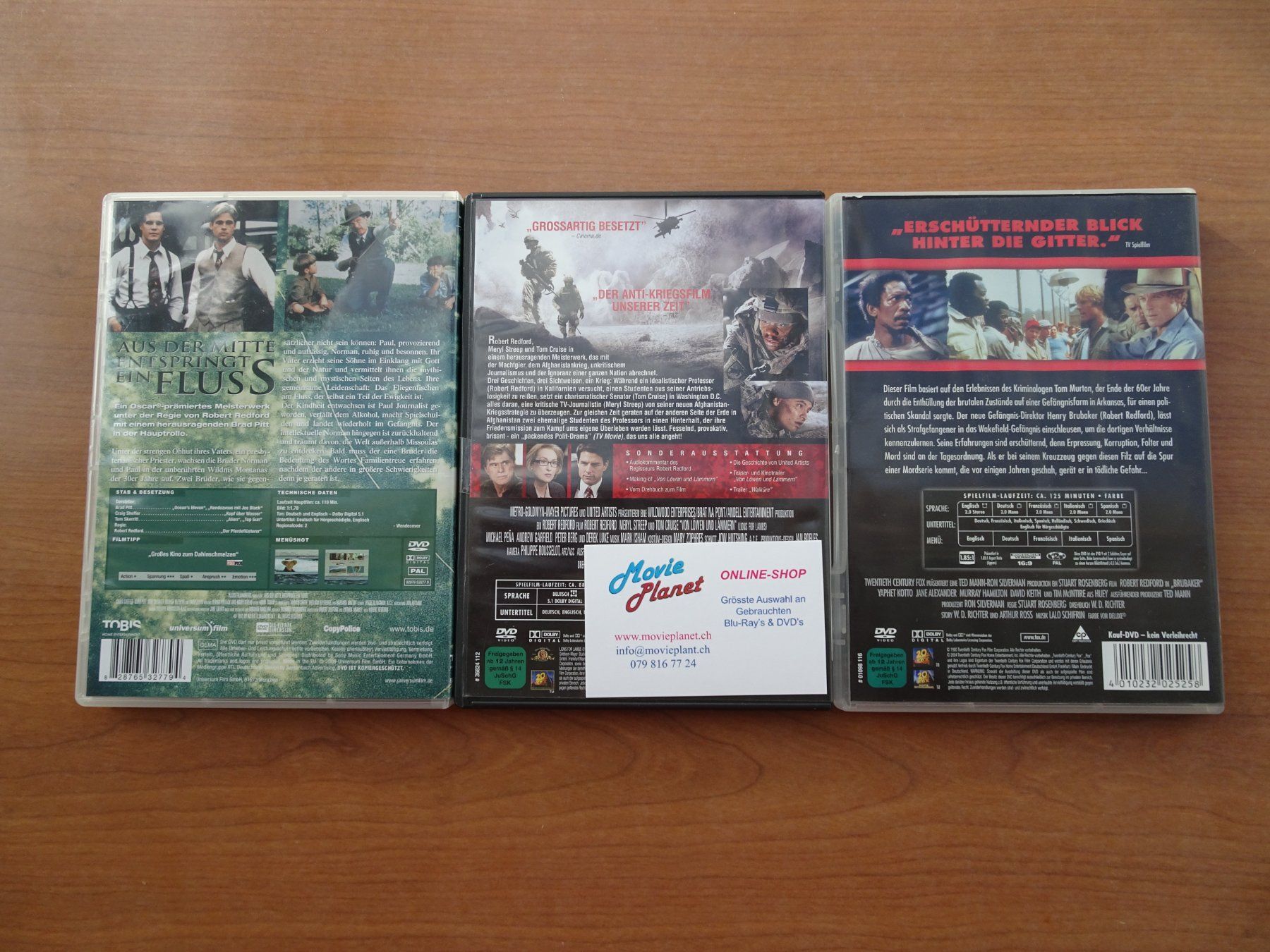 Tutti i DVDs: Robert Redford Filme – Usato da Schenkon venduto da Movieplanet 2