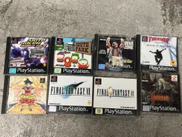 PlayStation  7 Spiele Konvolut Final Fantasy VII IX, etc