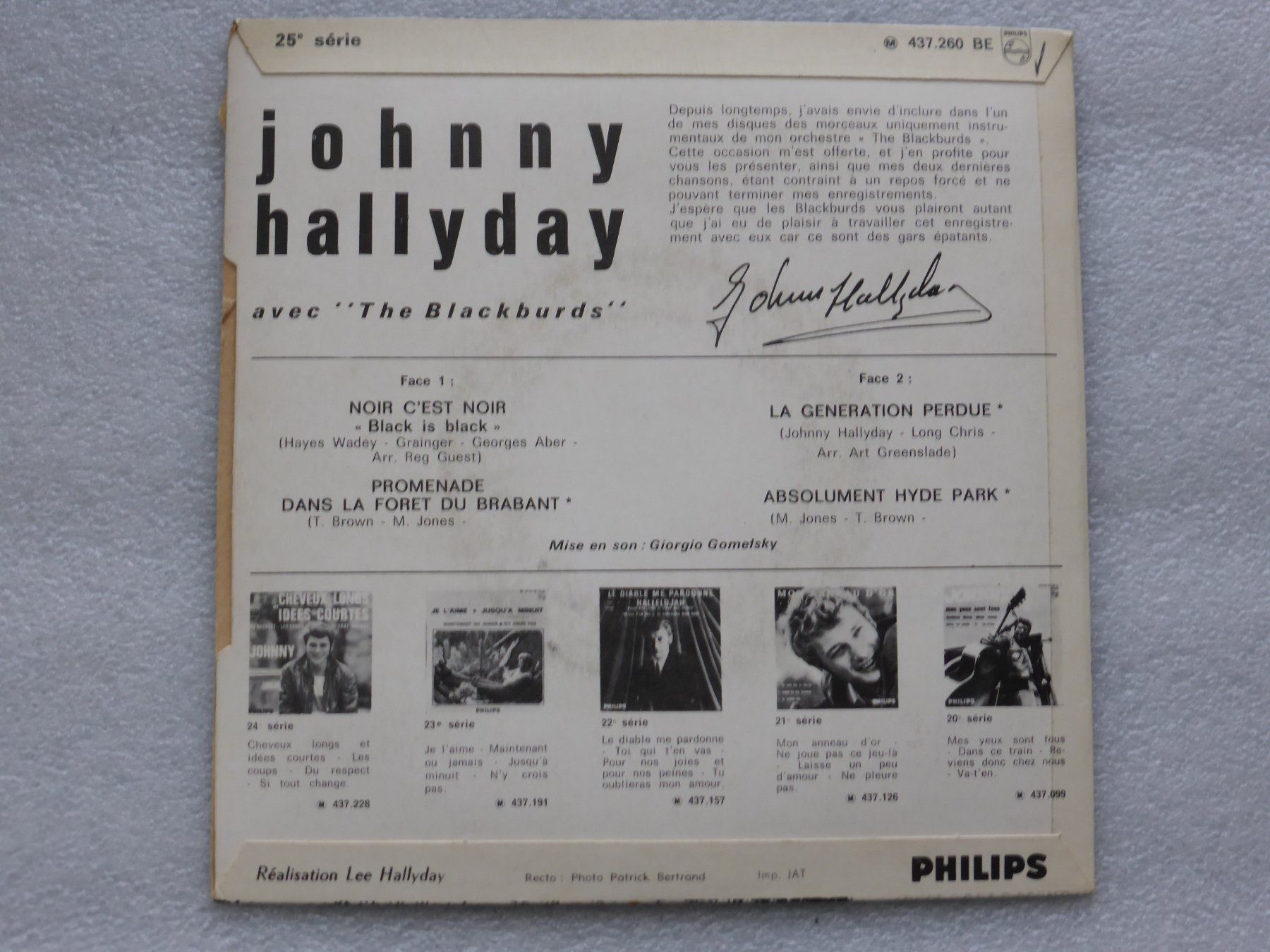 Dischi in vinile: Vinyl Single   EP  JOHNNY HALLYDAY – Usato da Küssnacht am Rigi venduto da Mondkinder 3