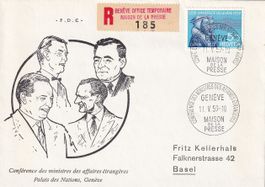 R-Beleg Conf. des ministres des affaires étrang. Genève 1959