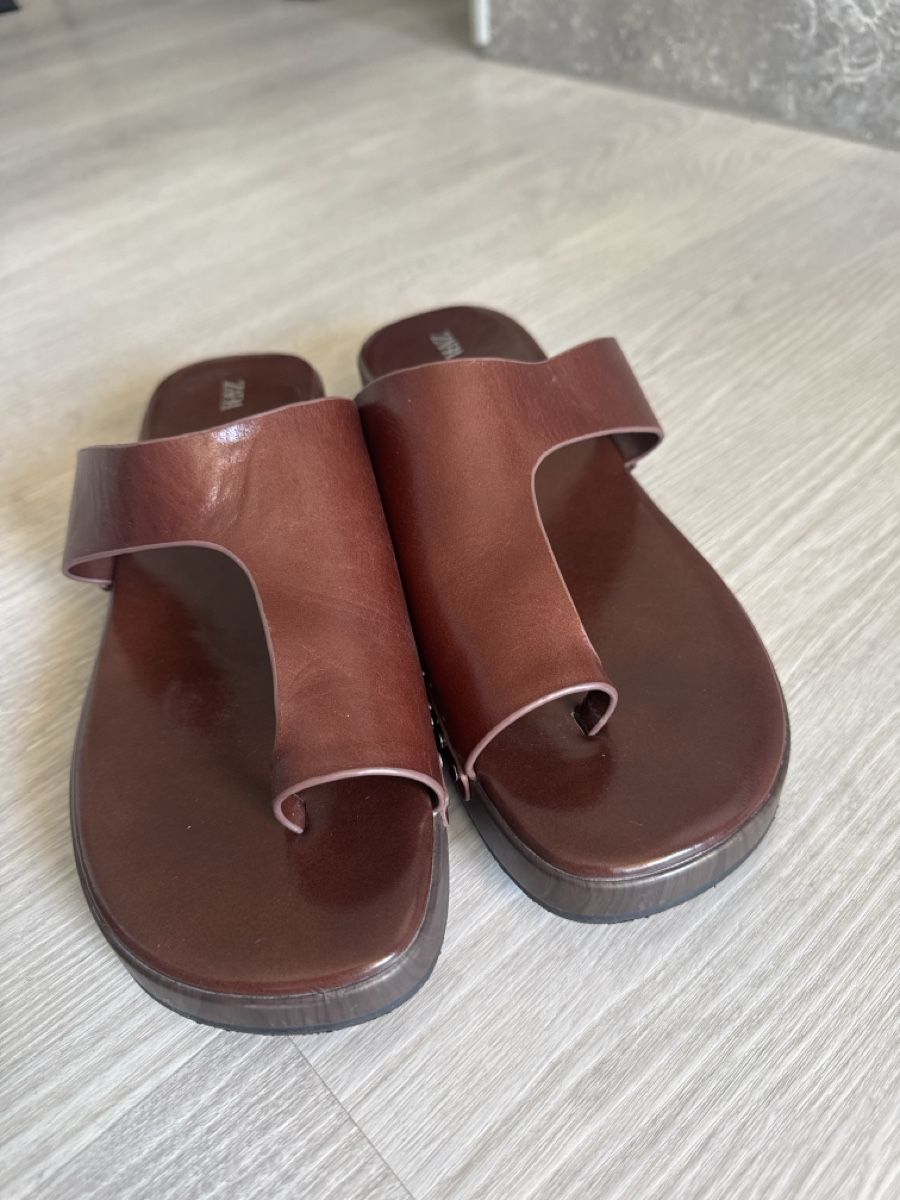 Zara Chaussures femmes: ZARA Leder-Sandalen – Neuf (Voir description) à heerbrugg par Sesolella 3
