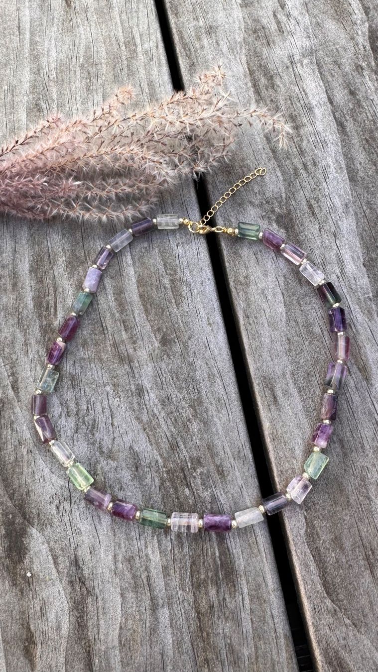 Catenine: Traumhaft schön: Collier/Kette FLUORIT – Nuovo e nell'imballaggio originale da Rombach venduto da Ivreajewels 3