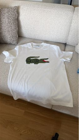 Weisses Lacoste T-Shirt, Grösse L, Top Zustand! Sommer