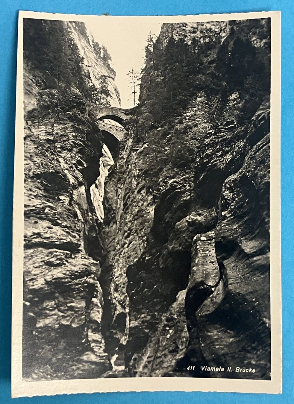 Cartoline postali: VIAMALA BRÜCKE (411) – Usato da Oberwil BL venduto da SALOB