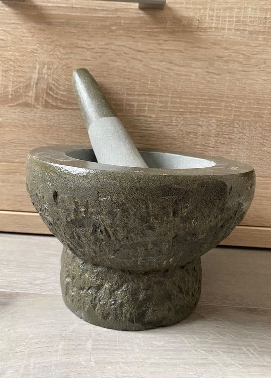 Stein Mörser mit Stössel Grosse (Neu (gemäss Beschreibung)) in Dottikon ...