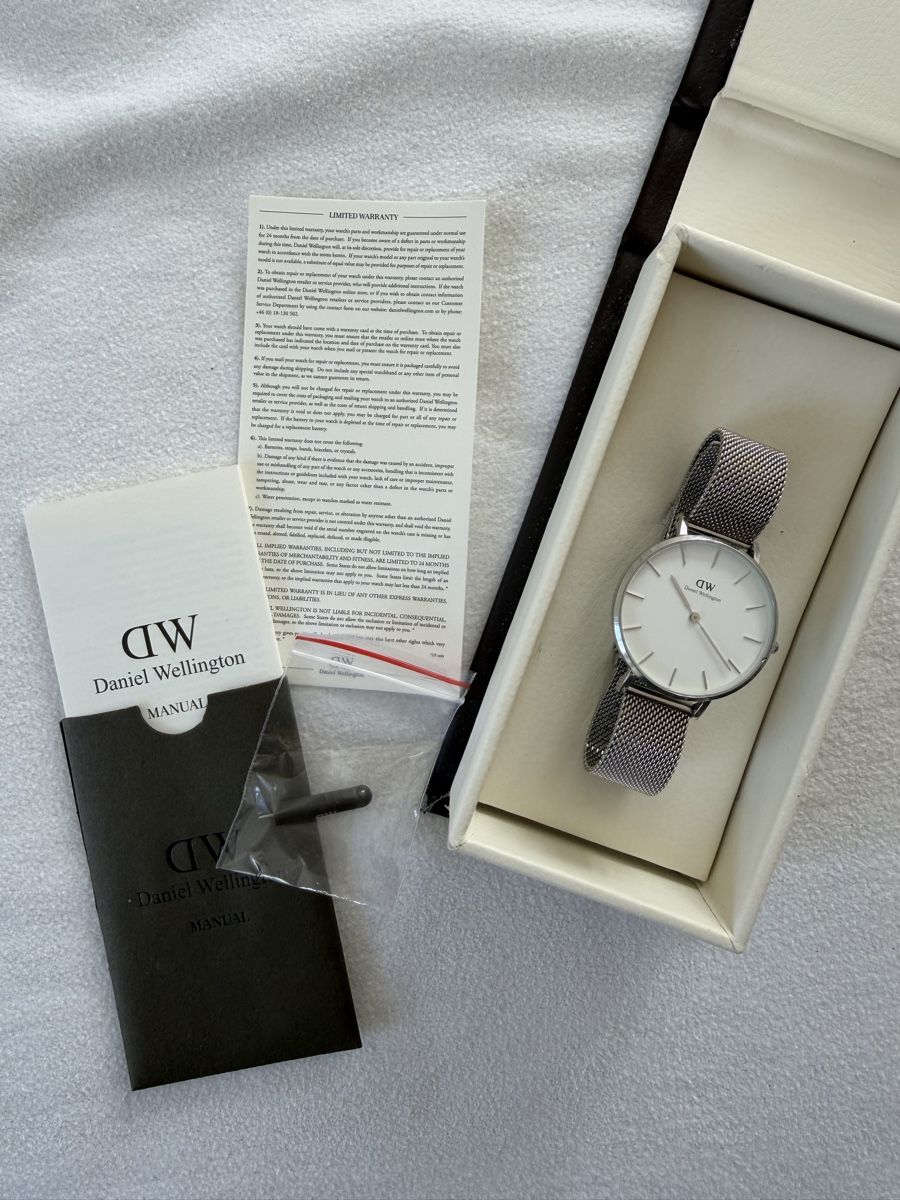 Daniel Wellington Uhren: Daniel Wellington Watch Classic Silver full set – Gebraucht aus Uster von Monika_OB 4