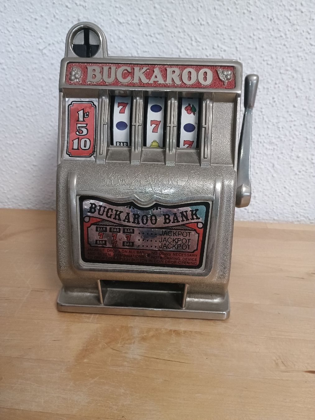 Slot Machine: Slot machine "Buckaroo Bank" metallo  – Usato da herisau venduto da TheXander88