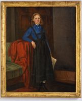 Clara DE RAPPARD (1862-1912) - Gemälde Mädchenbildnis