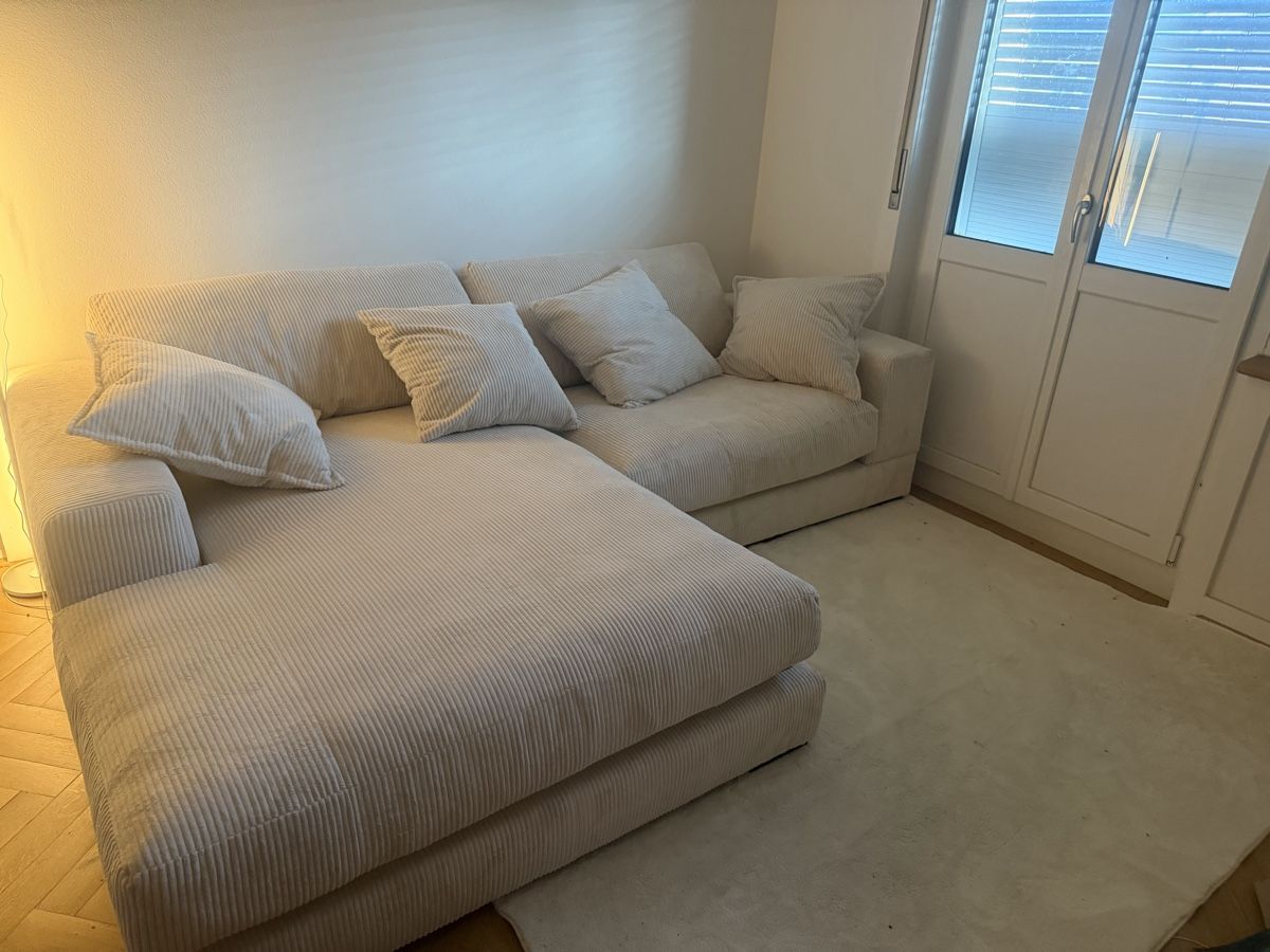 Divani: Ecksofa TIANA - Stoff Creme – Usato da Aegerten venduto da el_gr 1