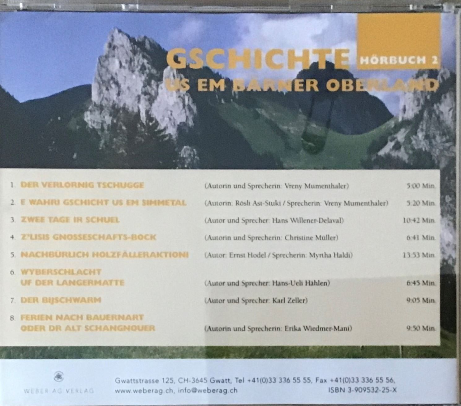Audiolibri: Gschichte us em Simmetal (CD) – Nuovo (secondo la descrizione) da Sarnen venduto da Livres 1