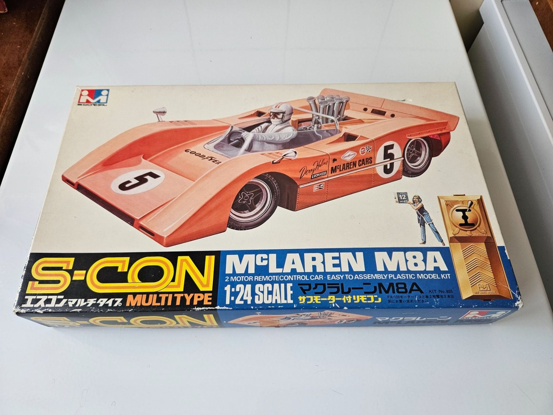 Mclaren Modellini d'auto: Mc Laren M8A 1/24  Mituswa – Usato da Genève venduto da show88