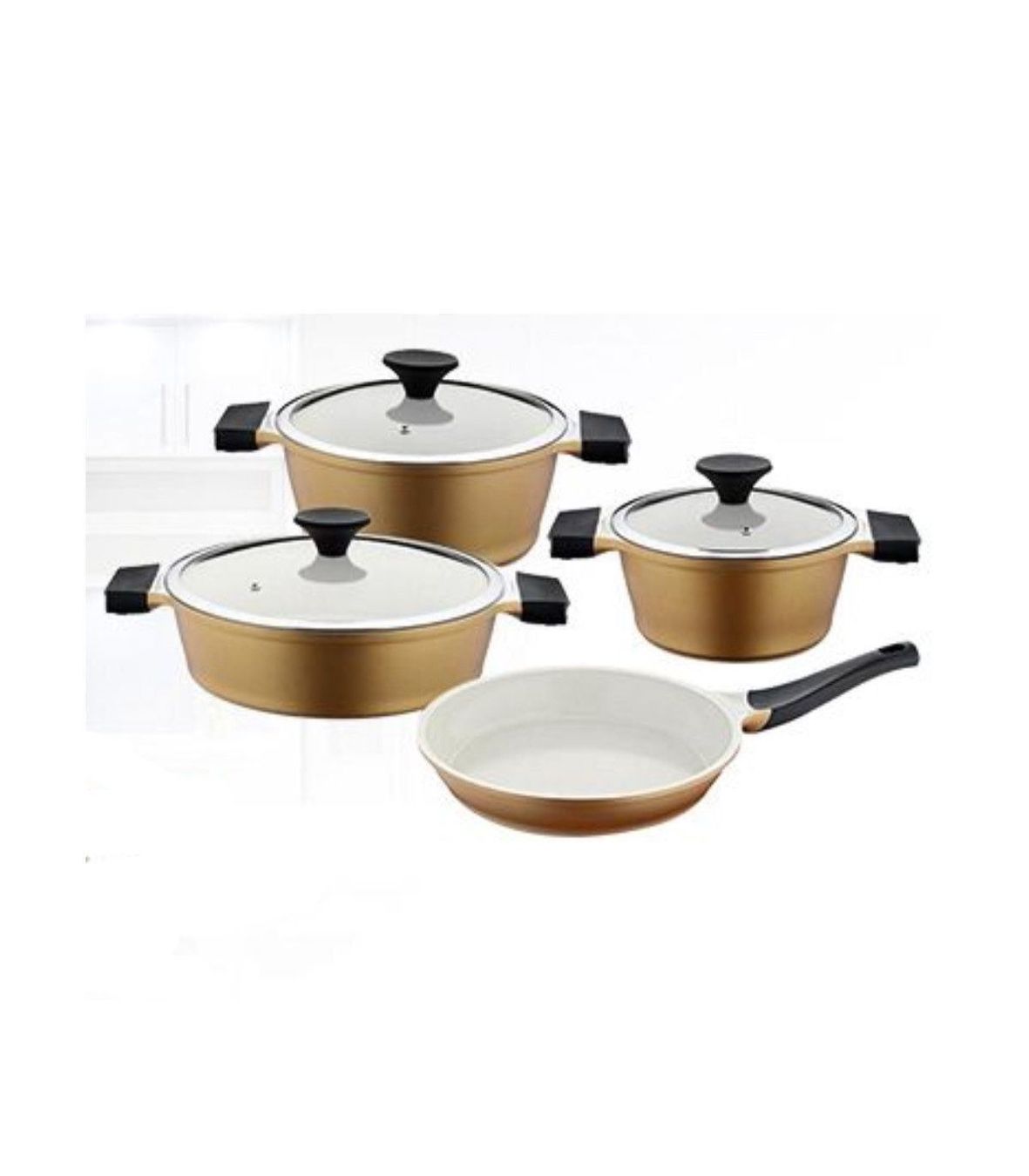 Töpfe: 7-teilig Milano Cast Seramik Topf-Set – Neu (gemäss Beschreibung) aus Reinach AG von evimshop