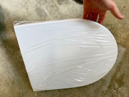 WC Sitz weiss neu mit Verpackung 45x37cm Siehe Bilder