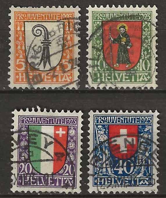 Tutti i francobolli: PJ023 - Pro Juventute 1923 obl. – Usato da Trélex venduto da Phil_Albert