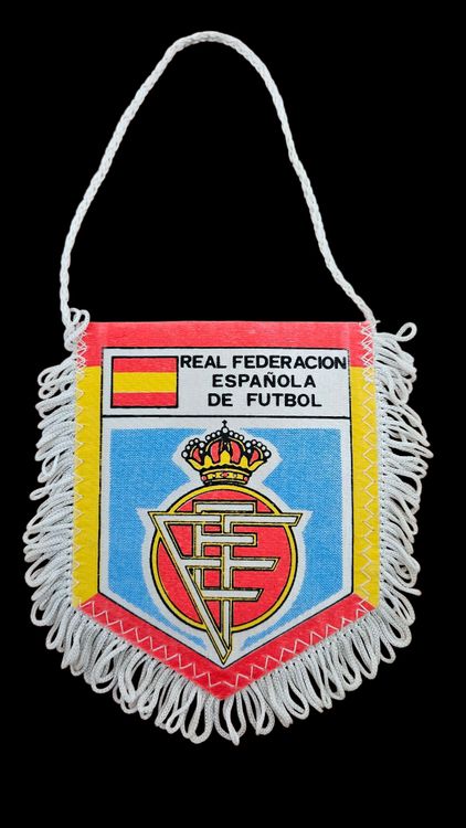 Fanion De La Fédération Espagnole De Football - Équipe Nationale D'Espagne - Tissu Multicolore - Neuf