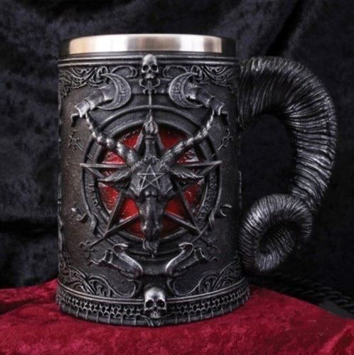 Bicchieri, Caraffe & Bottiglie: Baphomet - Bierkrug – Nuovo e nell'imballaggio originale da Buchs SG venduto da Skullep 5