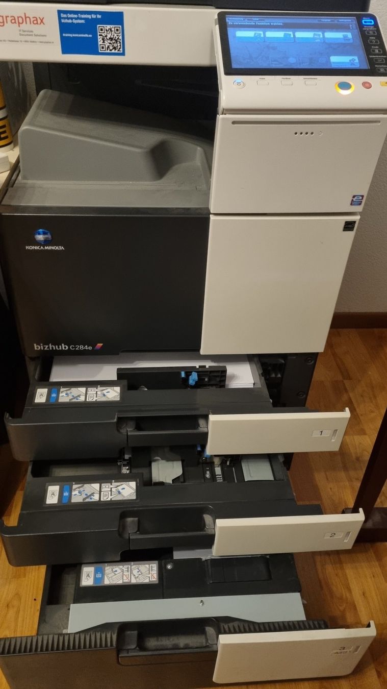 Konica Fotokopierer: Konica Minolta Multifunktionsprinter MFP bizhub C284e – Defekt aus Triengen von lise97 1