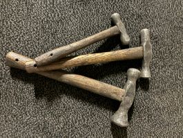 3 Stk. Antike Hammer / Schuhmacherhammer, Top Zustand!