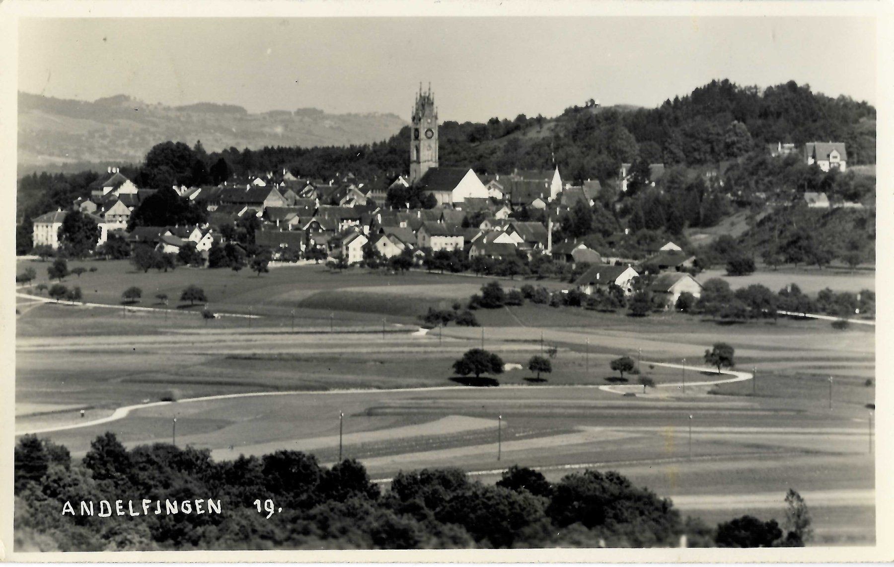 Ansichtskarten: Andelfingen ZH Teilansicht Nr.19 , 1931 – Gebraucht aus Solothurn von Bepposol