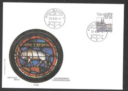 FDC 684 Stier Münster ET Basel 23.8.1982 schön illustriert