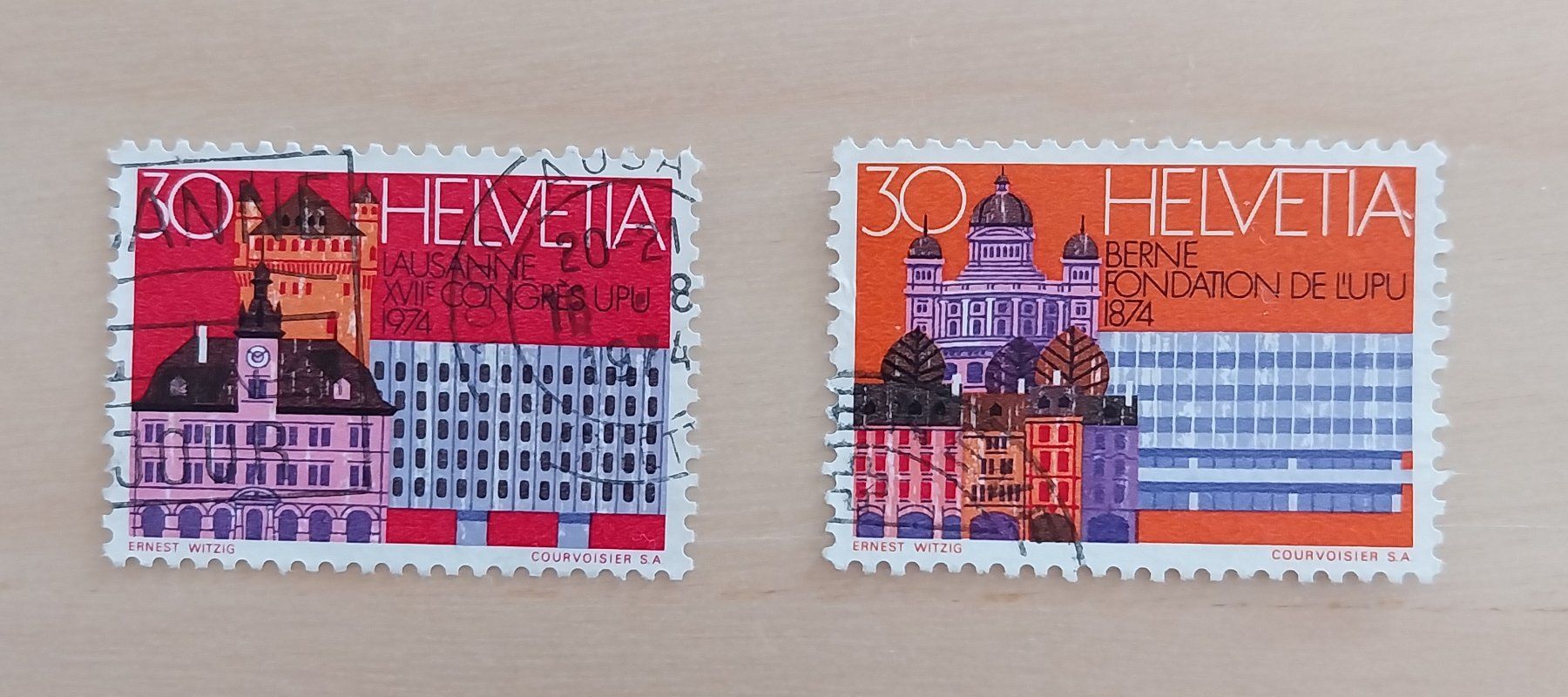 Tutti i francobolli: Timbres 1974 – Usato da Bussigny venduto da jaqual