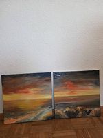 lot de 2 tableaux, originales,fait main