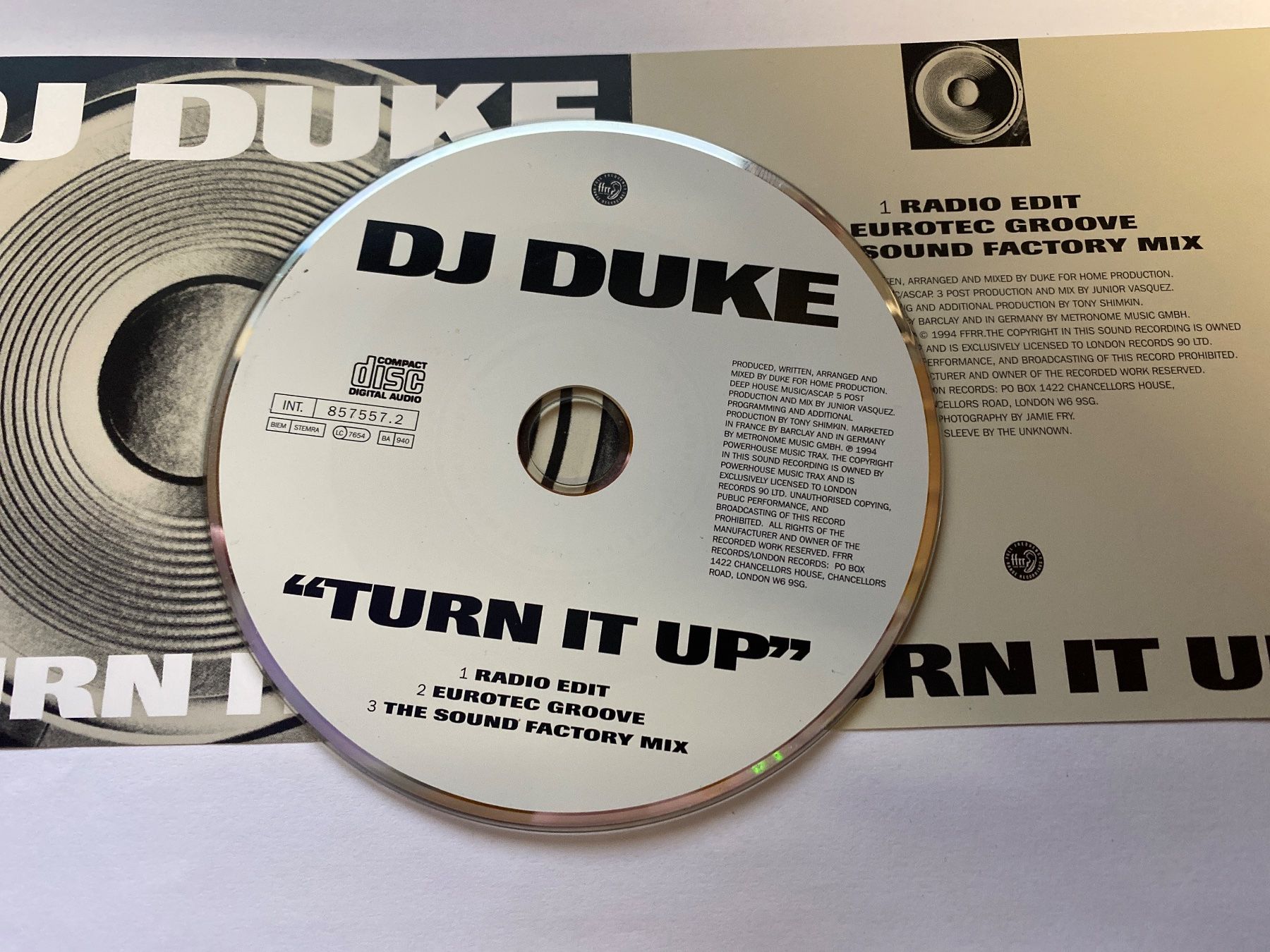 CDs: DJ Duke - Turn it up (Maxi CD Single) – Gebraucht aus Le Brassus von cinema13 1