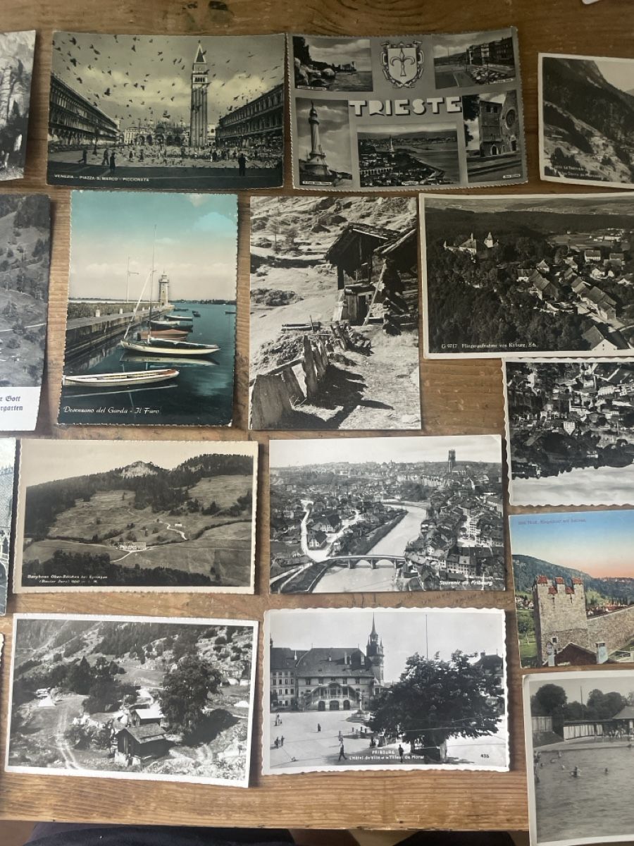 Ansichtskarten: 40 verschiedene antike Ansichtskarten / Postkarten ca. 60er – Gebraucht aus Winterthur von cheerio97 2