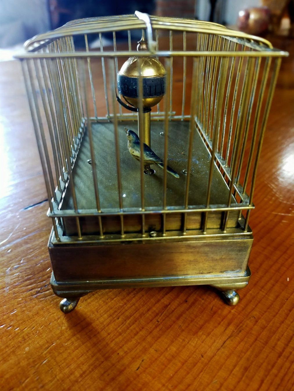 Orologi: Antike Vogelkäfiguhr Novelty Clock – Usato da Ennetmoos venduto da brunhildenb 3