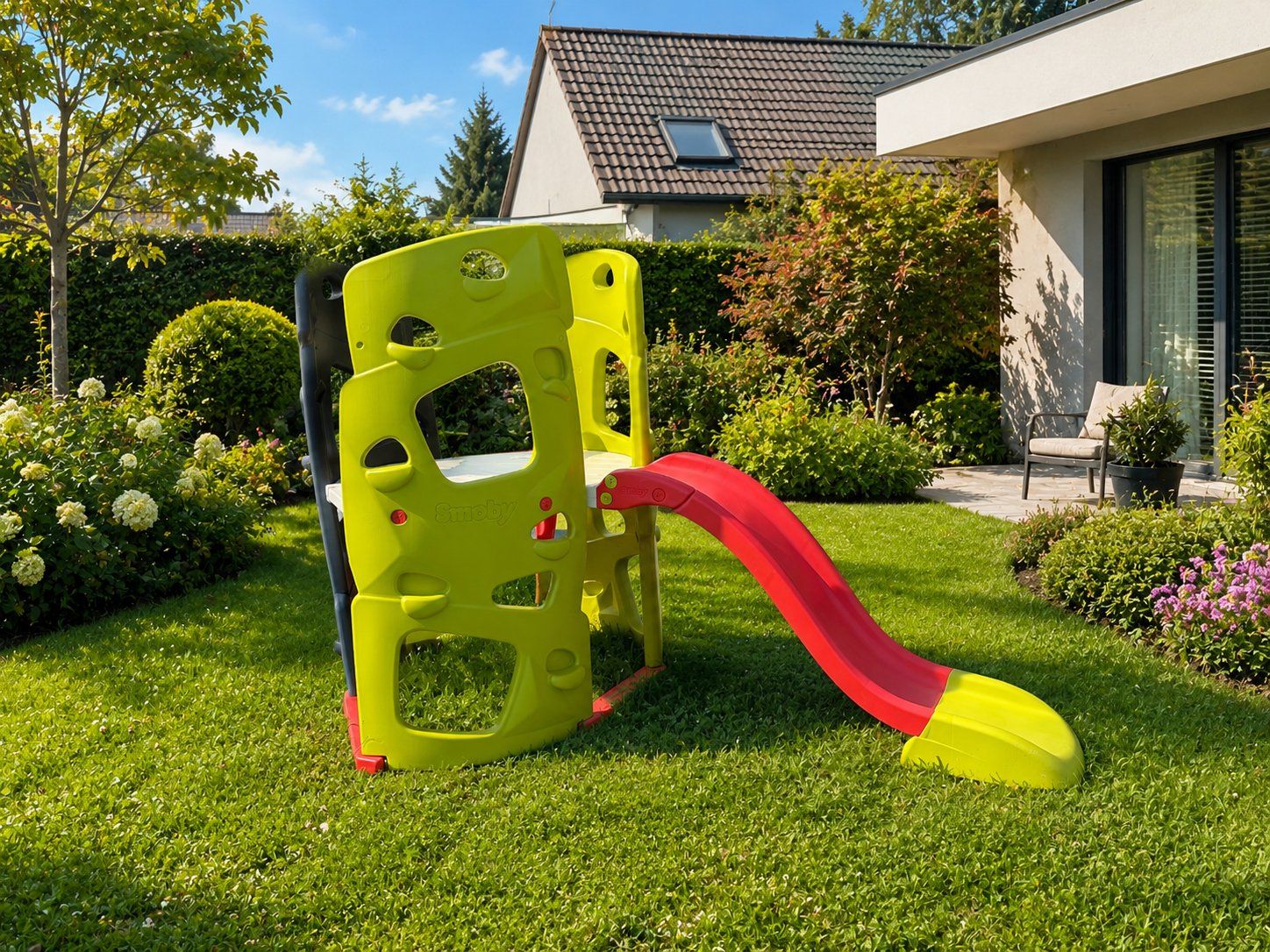 Smoby Rutschbahn: Smoby Turm und Rutschbahn – Gebraucht aus Holzhäusern ZG von ara_q6g8