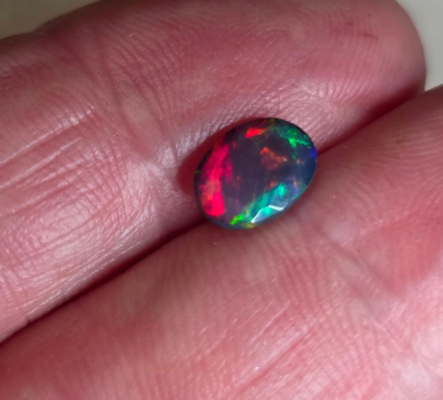 Pietre preziose: 1,1 ct Opale noire naturelle facettée – Usato da Carouge GE venduto da Crystal_Energy 4