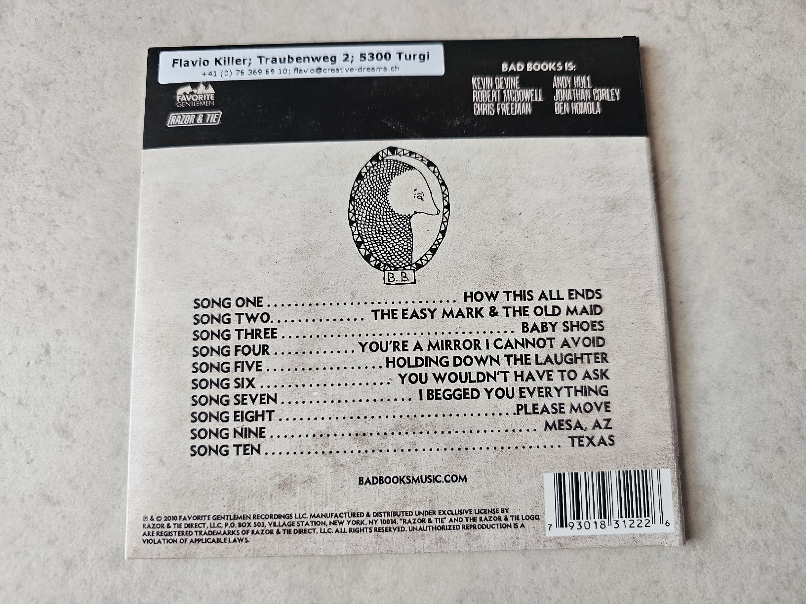 CD: Bad Books  -  Bad Books – Usato da Schneisingen venduto da backstore24 1