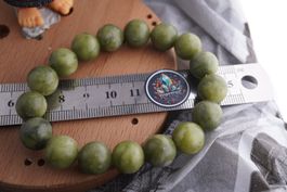 Nephrit Jade 12mm   Kugel Armband    ab 3.-     (Räumung!)