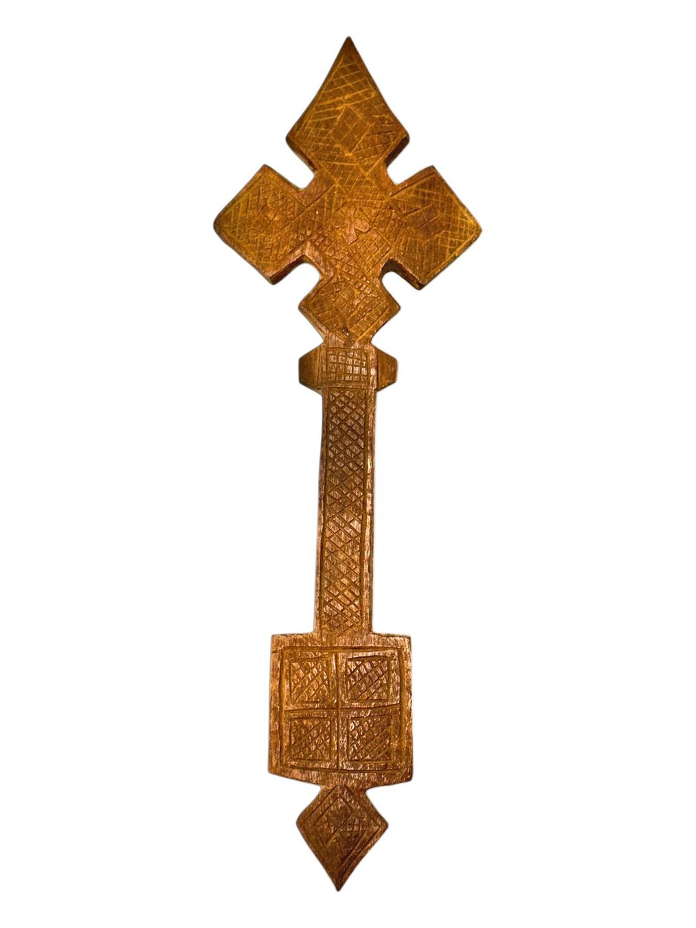 Skulpturen & Statuen: Croix copte éthiopienne antique palissandre sculptée main – Gebraucht aus Morges von deco.vintage 7