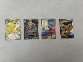 Pokémon Sammelkarten 4 Stück 