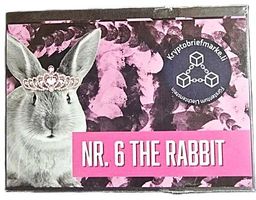 FL Kryptobriefmarke Nr. 6 The Rabbit, silber, postfrisch