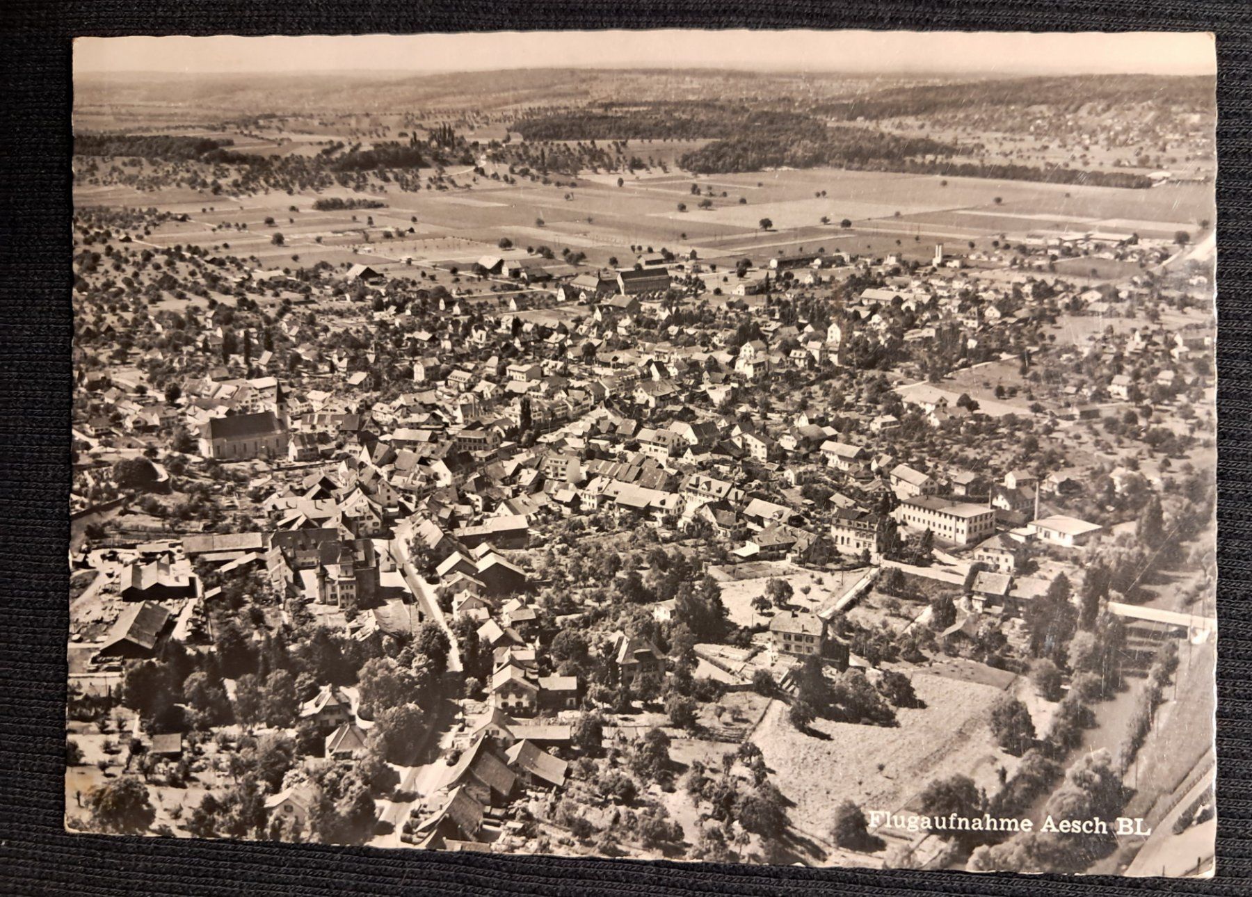Cartoline postali: AESCH 1965 - FLUGAUFNAHME – Usato da Ponto Valentino venduto da giorgia06