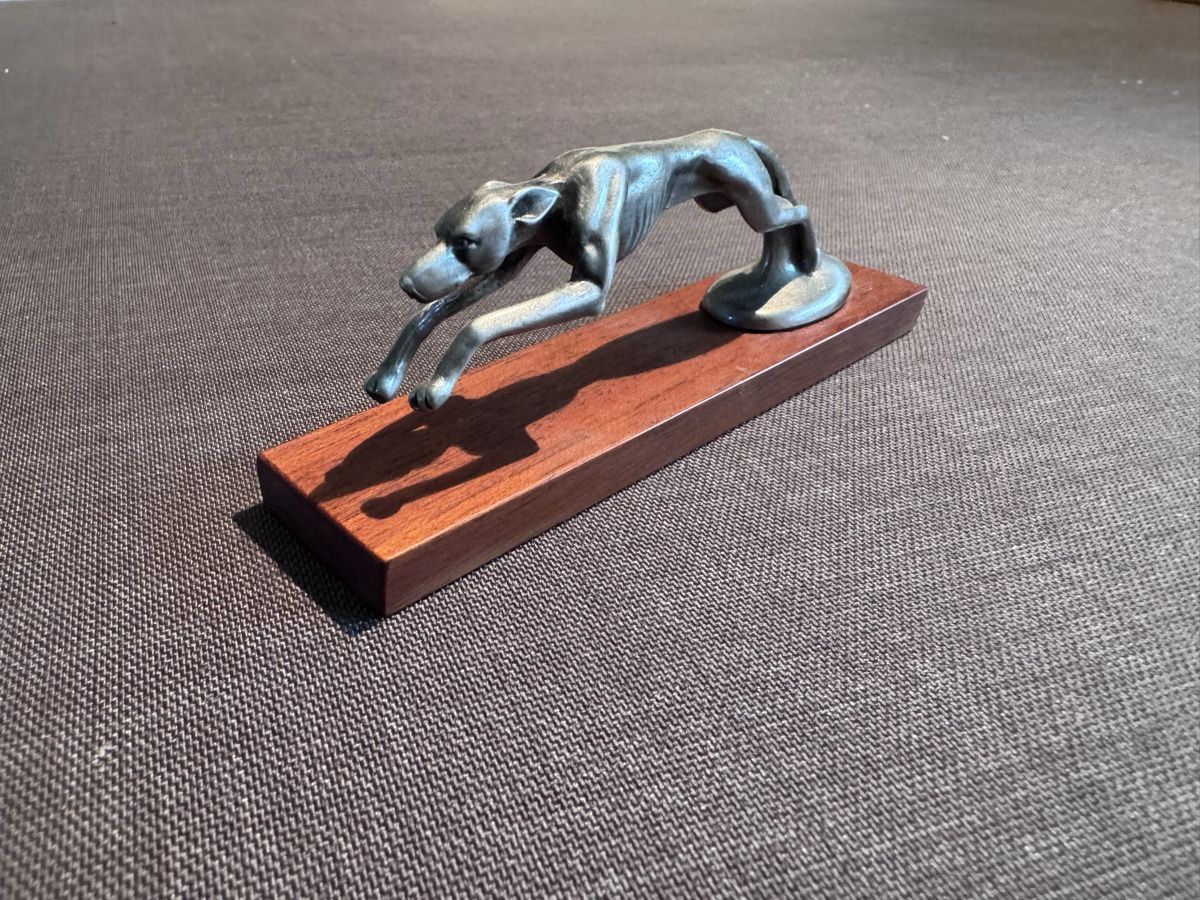 Statuette: Greyhound Kühlefigur – Usato da Oberrüti venduto da HotRod1932 1