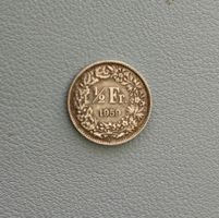 1959 _ 1/2 Franken Silber_Münze