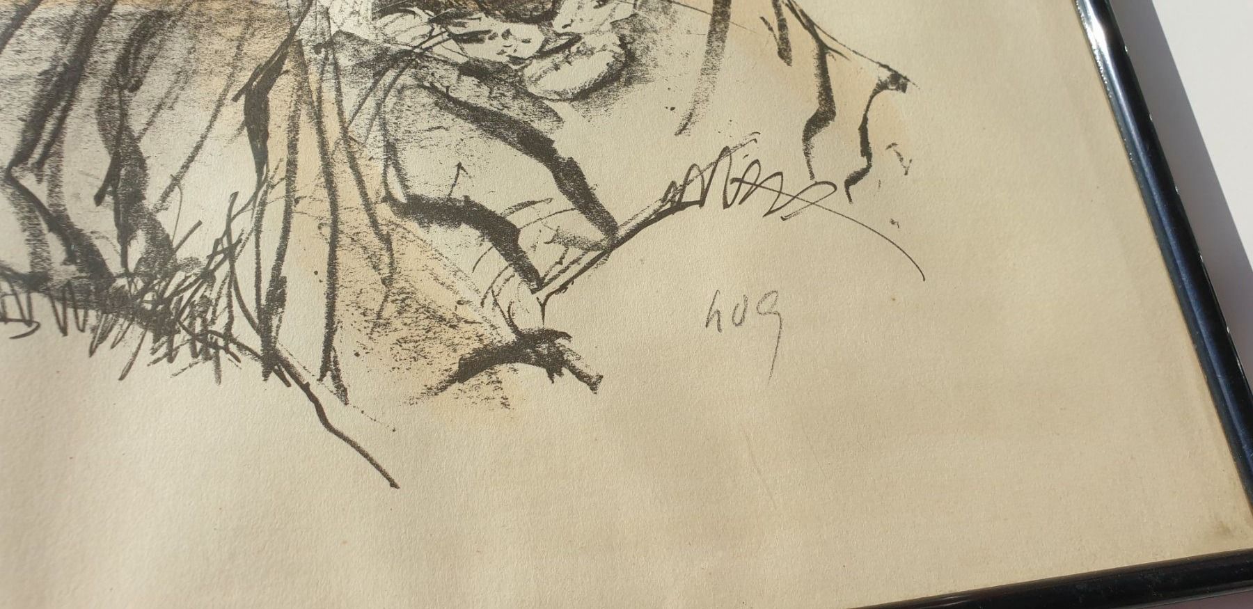Grafica & Litografie: Fritz Hug Lithographie Tiger – Usato da Emmen venduto da magelan 2