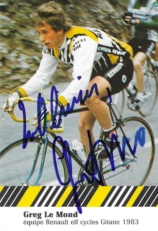 GREG LEMOND, 3xTdF, 2x Wm, Originalunterschrift Kaufen auf Ricardo