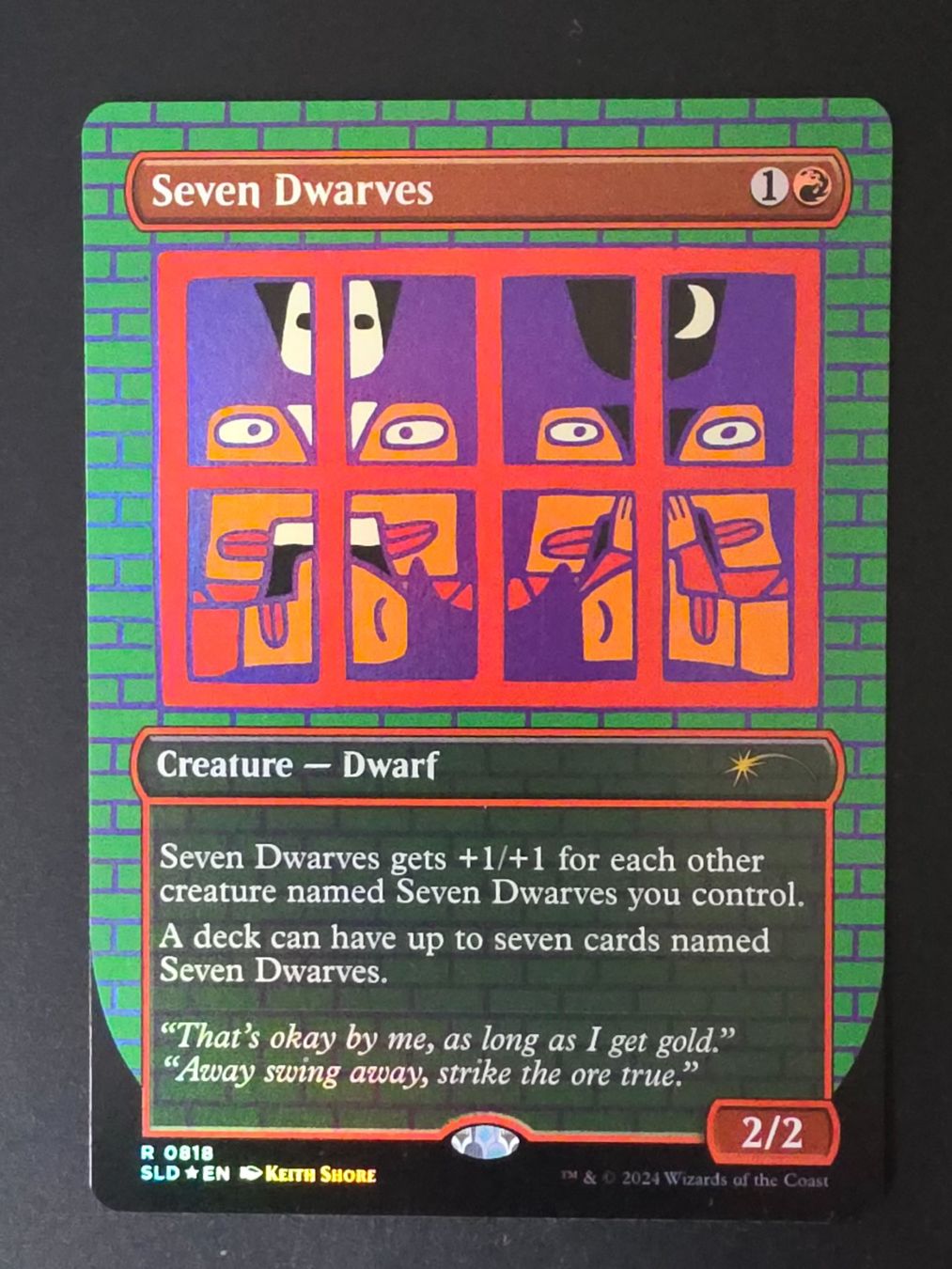 Magic The Gathering Sammelbilder & Trading cards: Seven Dwarves - Foil - MTG – Gebraucht aus Zürich von Semagets