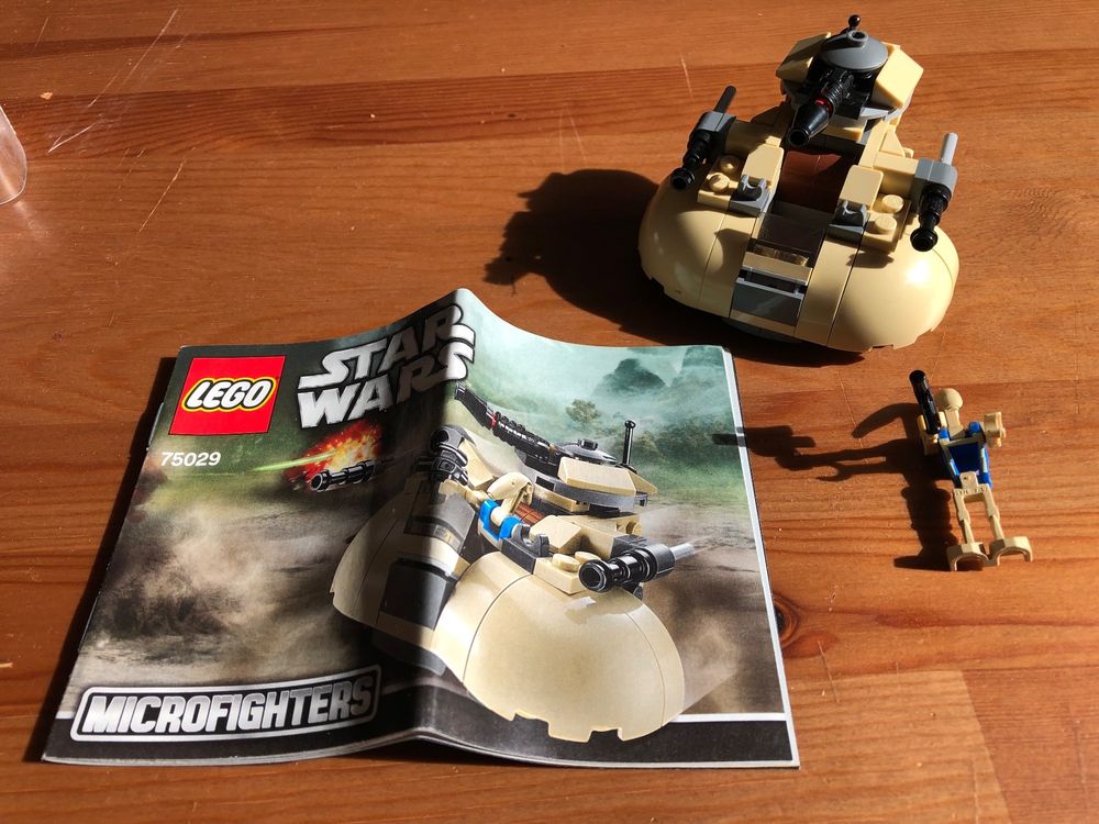 Lego 75029 AAT Microfighter mit Minifigur und Anleitung | Kaufen auf ...