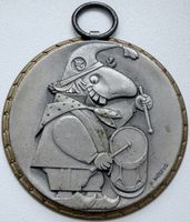 Grosse Fasnacht Medaille Basel Trommler F. Müller Schweiz