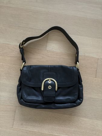 vintage Coach Soho Schultertasche