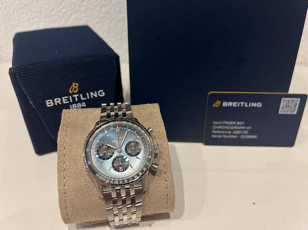 Orologi: Breitling Navitimer B01 - Chronograph 41 - AB0139 NEU! – Usato da Arbon venduto da STEFF.1 4
