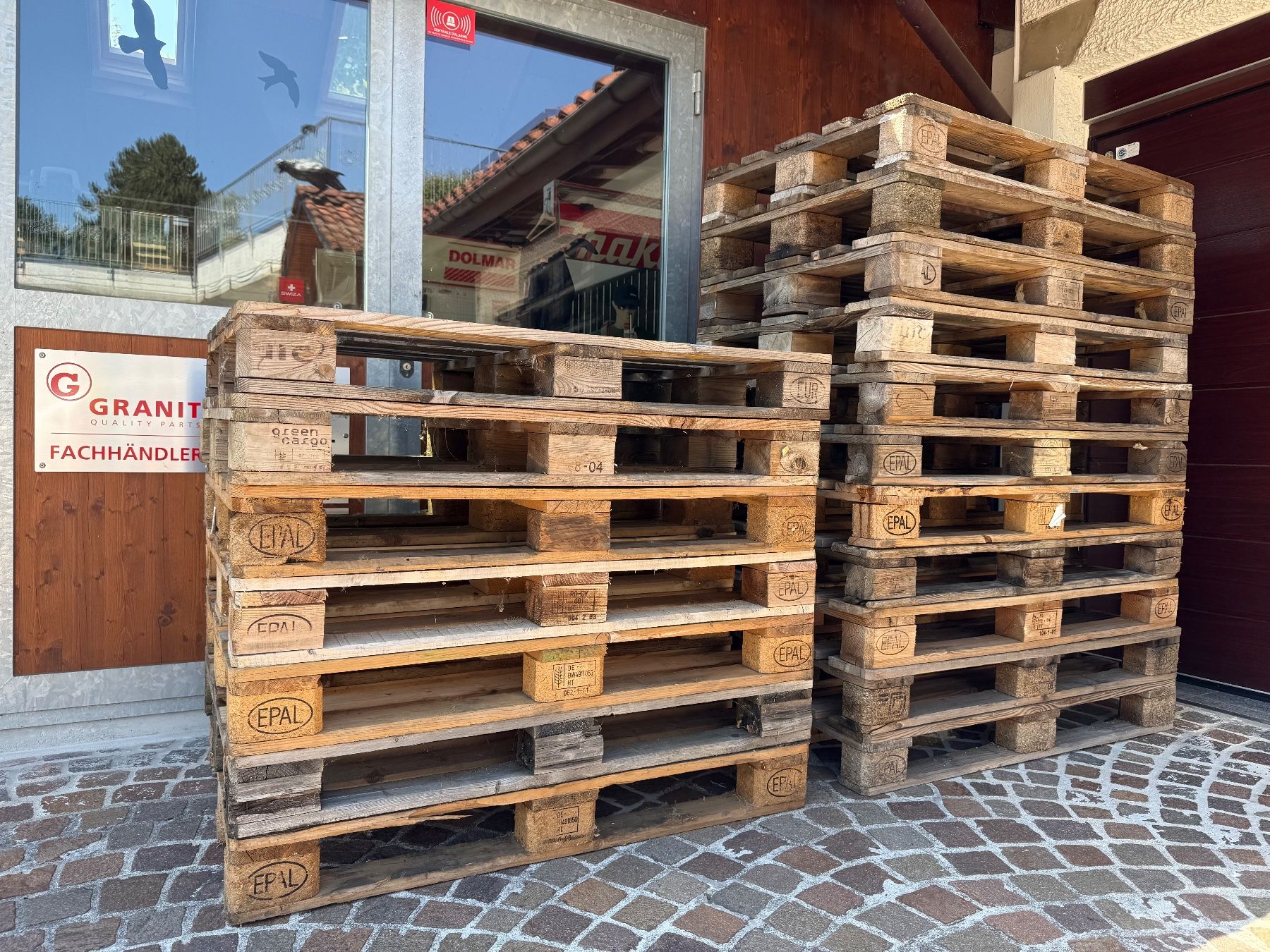 Pallets: 18 Stück Euro - Paletten – Usato da Buchs ZH venduto da Motorsaegeprofi