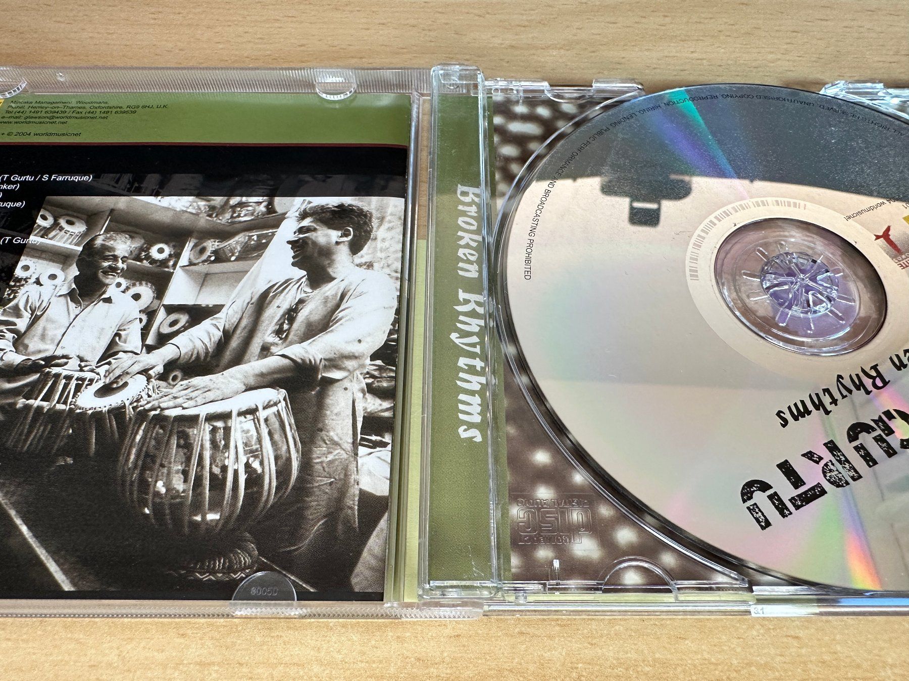 CD: Trilok Gurtu – Broken Rhythms – Usato da Rikon im Tösstal venduto da Alpenmutz 2